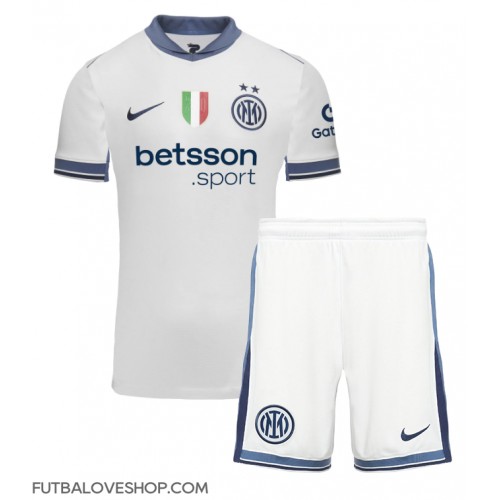 Dres Inter Milan Preč pre deti 2024-25 Krátky Rukáv (+ trenírky)